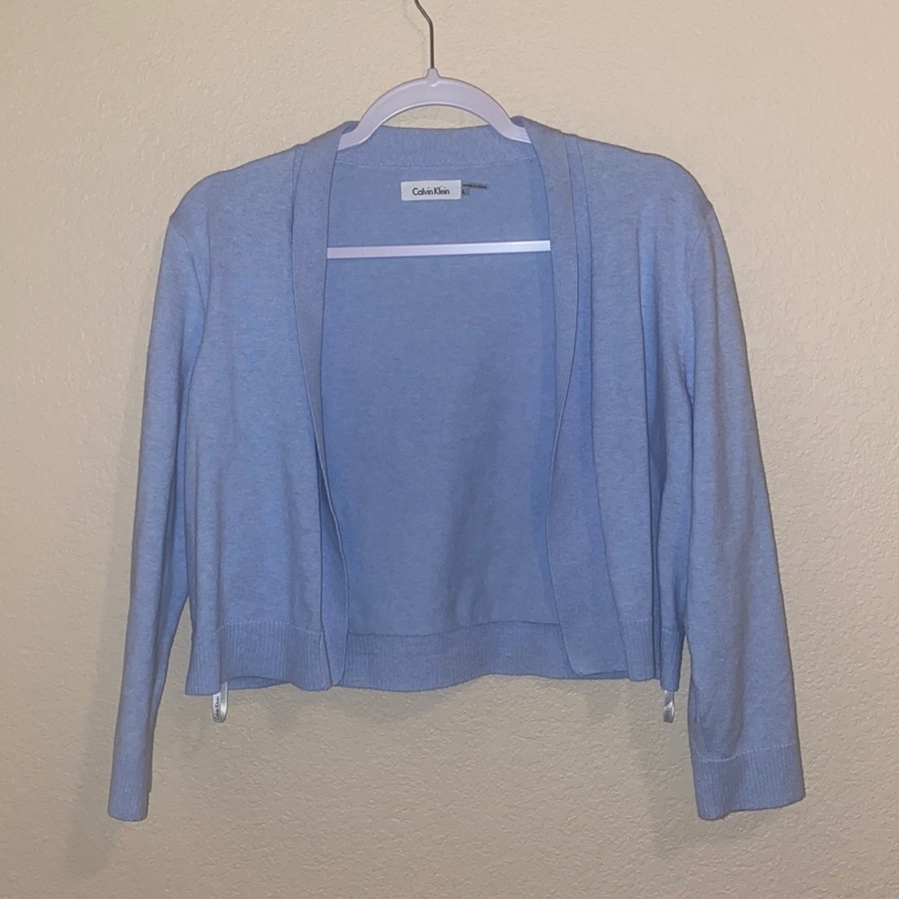 Calvin Klein Light Blue Cardigan